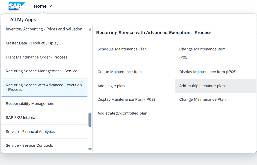 Image 2: Recurring Service with Advanced Execution