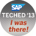 SAP TechEd 2013 Amsterdam Attendee