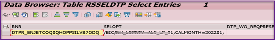 Screenshot4: Output of RSSELDTP